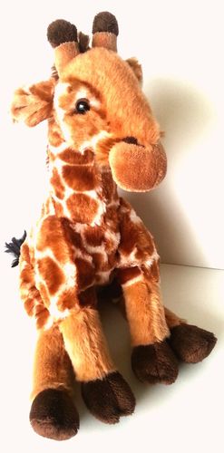 Soft Toys - Lying Giraffe 27cm - Click Image to Close